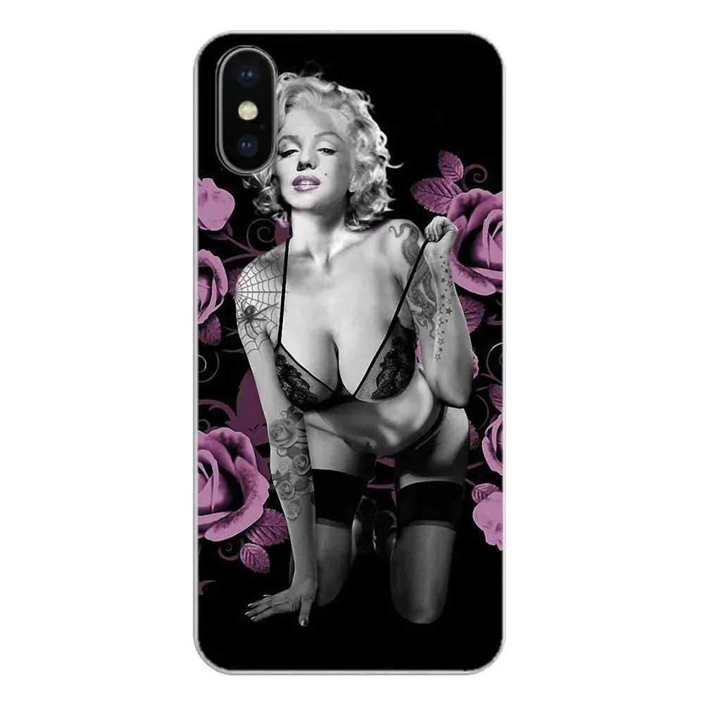 Прозрачные мягкие чехлы для LG G7 Q6 Q7 Q8 Q9 V30 X Power 2 3 OnePlus 3T 5T 6T marylin monroe tatooe |