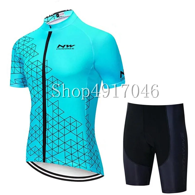 2019 NW Лето Ropa Ciclismo велосипедные кофта и шорты комплект/стрейч велосипед одежда