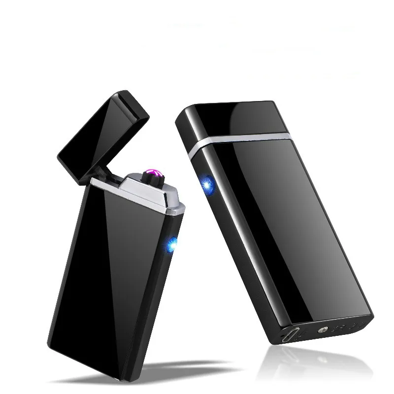 Новинка USB перезаряжаемая дуговая плазма ветрозащитная Зажигалка для сигарет