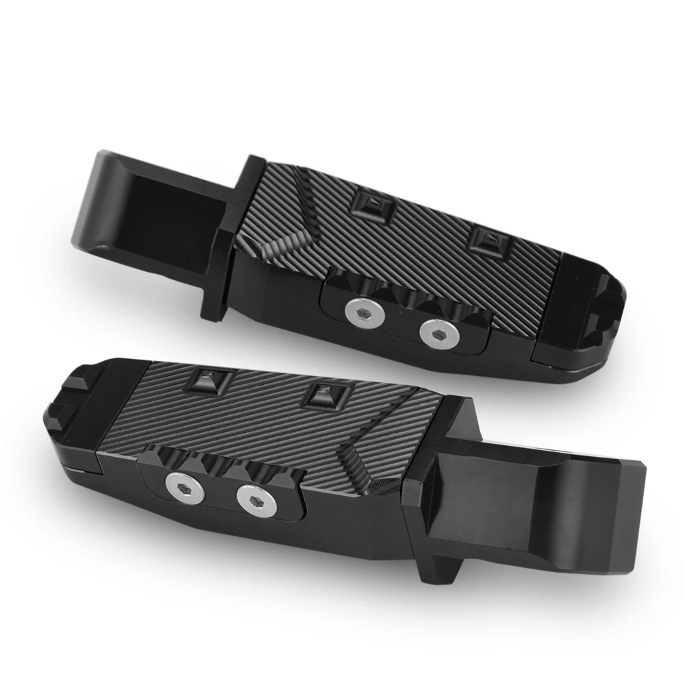 Black Foot Pegs 2 шт. мотоцикл задний Пассажирские педали подножки колышки для Kawasaki Z900 RS Z650 Z750 Z800 Z1000 SX Versys650 Ninja650 - Цвет: Black Foot Pegs