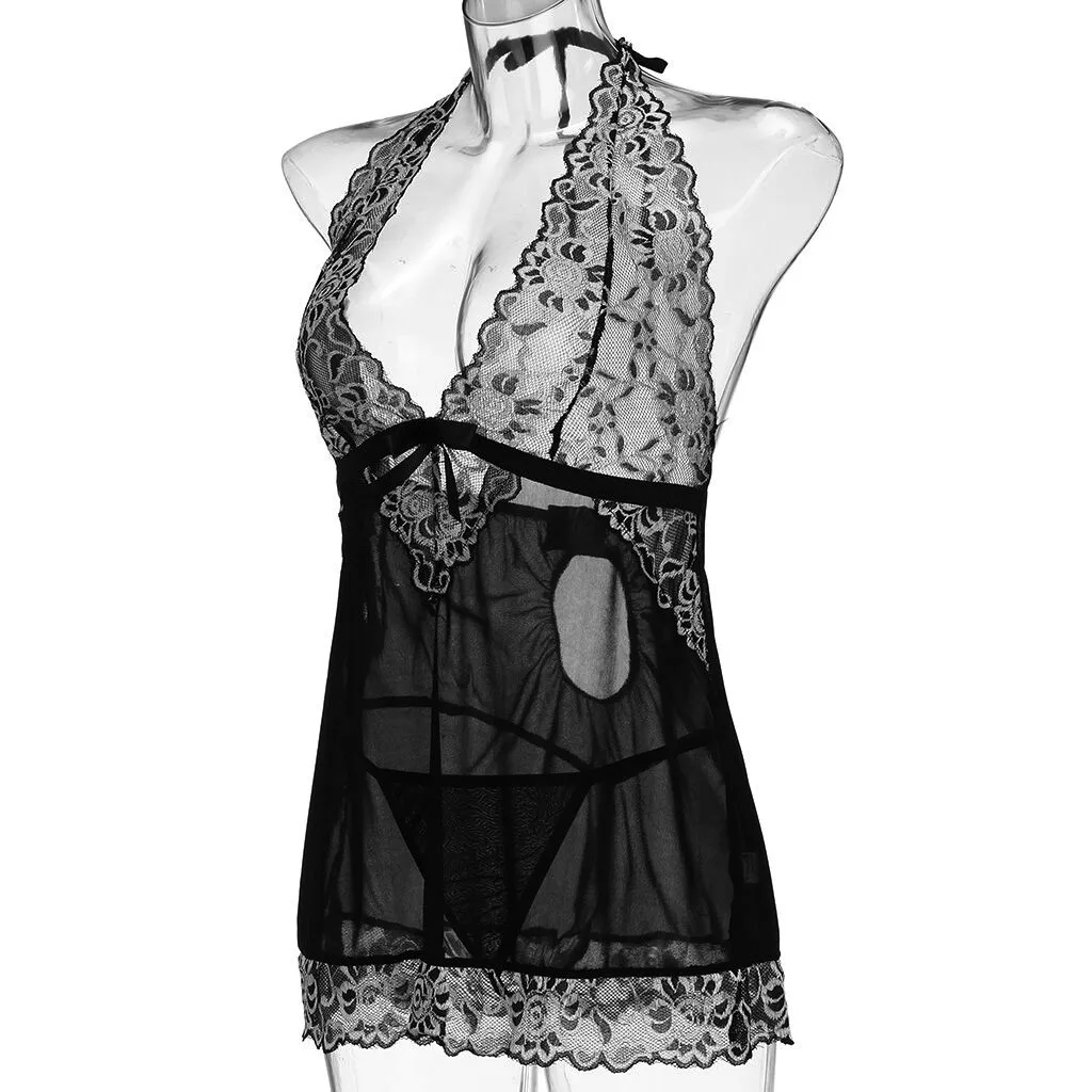 Кружевная ночная рубашка в стиле пэчворк Женская Повседневная мягкая одежда для