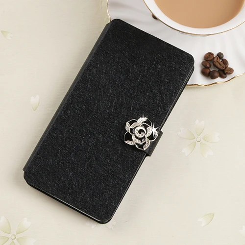 Black Camellia Флип-чехол для BQ BQS Aquaris U U2 V VS Plus Lite fundas, стильный кошелек, силиконовый чехол для Aquaris UPlus VPlus, чехол с подставкой - Цвет: Black Camellia