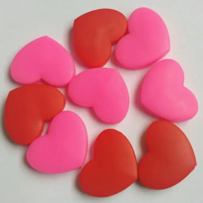 Free shipping(200pcs/lot)Wholesale Red/pink Heart tennis vibration dampeners