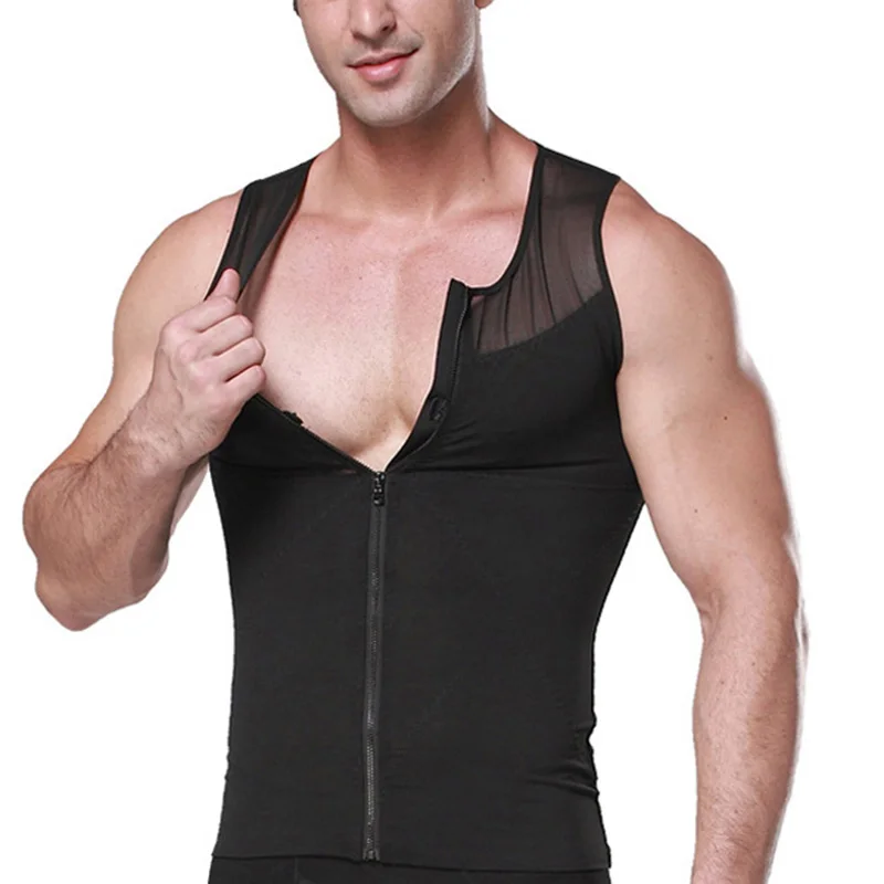Боди с молнией спереди и поясом для похудения черный белый топ регулировкой