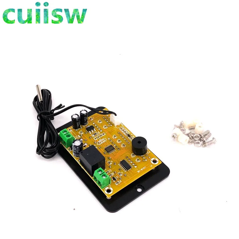 W1411 AC 220 В DC 12 В 10A светодиодный цифровой контроль температуры Лер термостат переключатель датчик для теплиц водных животных