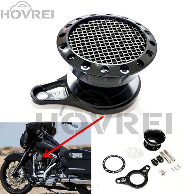 Мотоциклетная система воздухоочиститель с ЧПУ ретро воздухоотвода для Harley Sportster