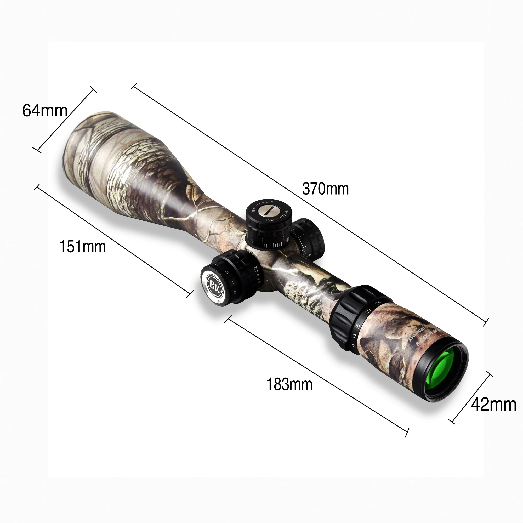 Bobcat King 6-24X56 SFIR винтовки прицелы страйкбол охотничий прицел дорожный светильник освещение снайперский тактический оптический прицел