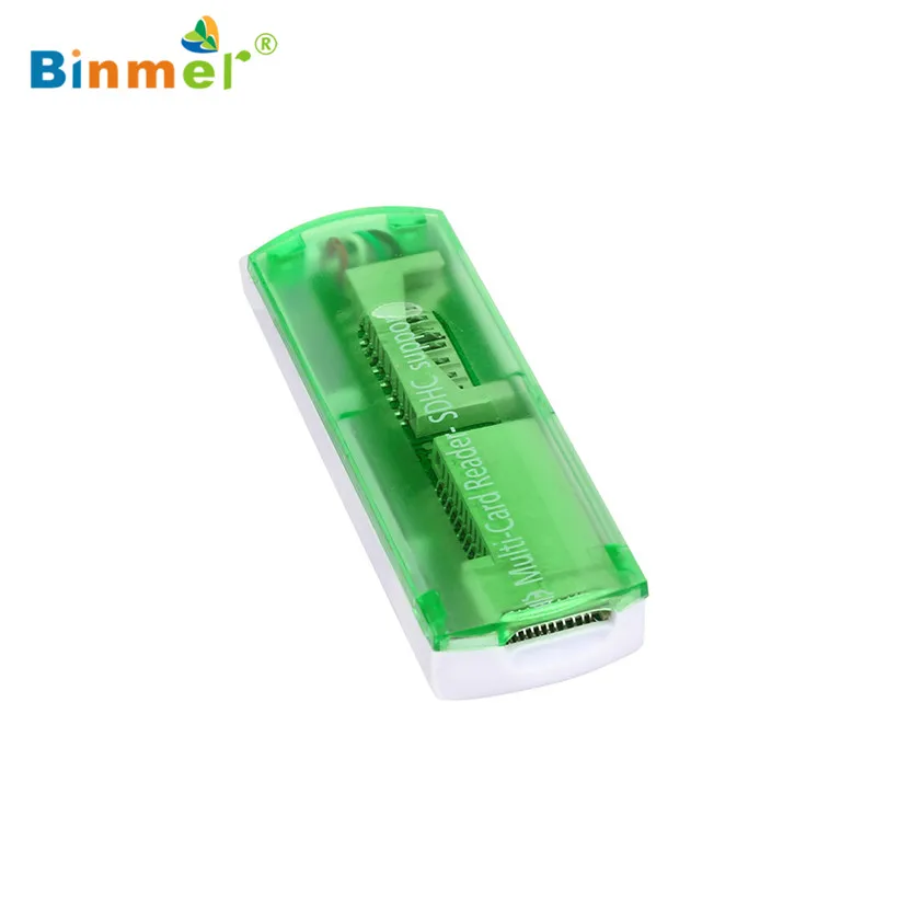 Улучшенный планшет Binmer картридер для Micro SD SDHC TF M2 MMC MS PRO DUO 32 в 1 USB 2 0