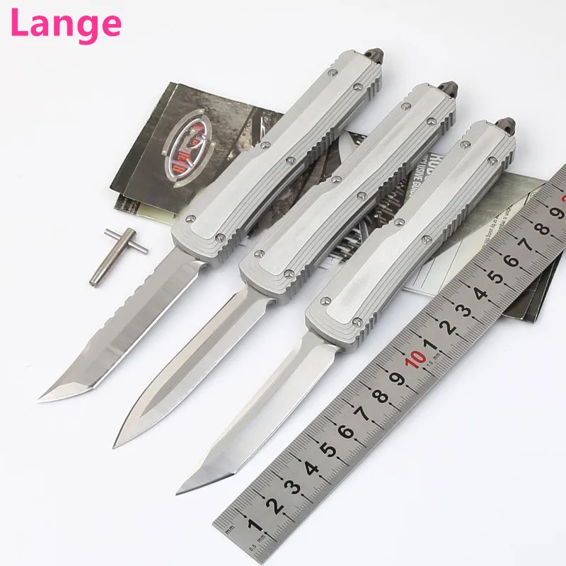 Lange микро элемент UT D2 лезвие алюминиевая ручка кемпинг выживание на природе EDC