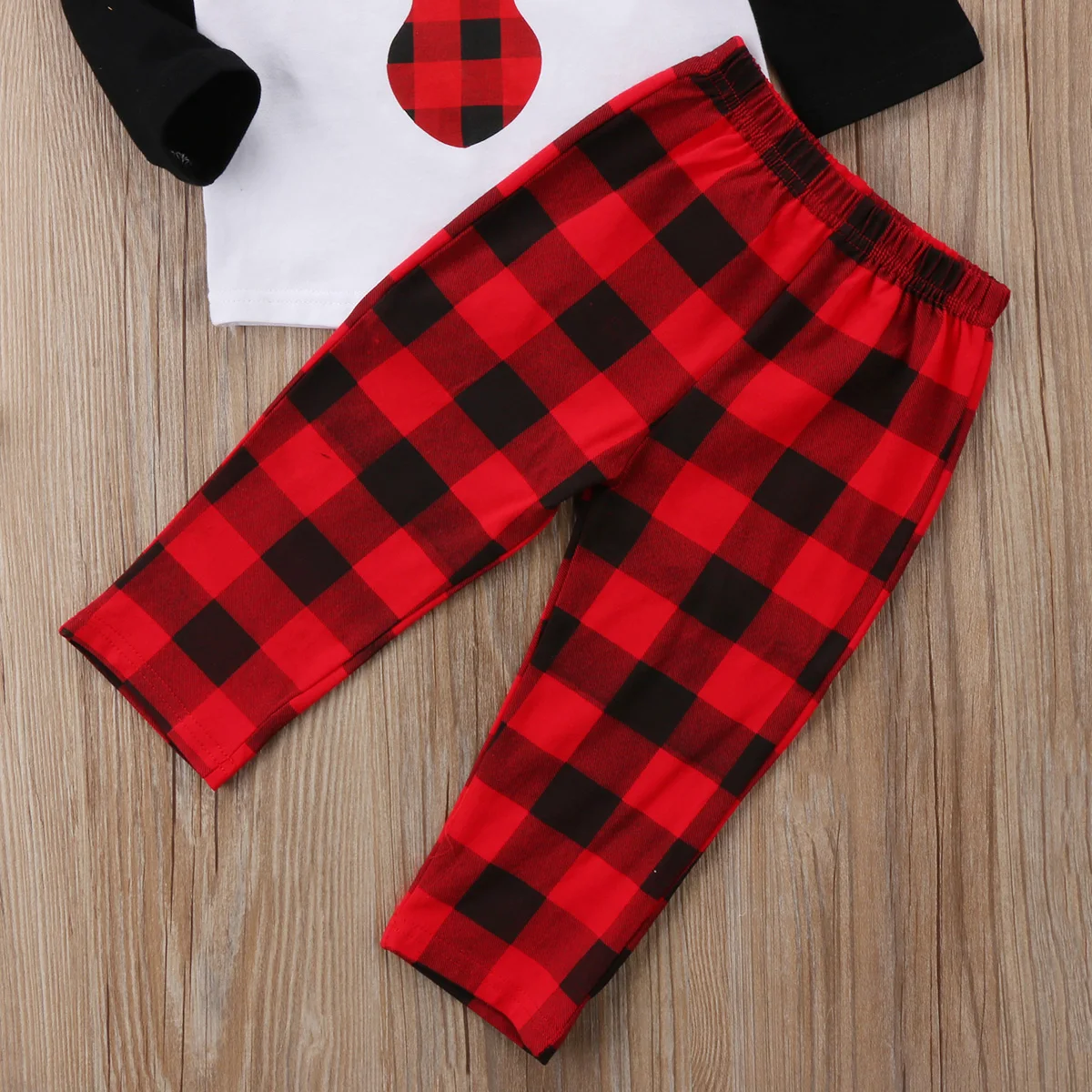 Пижамный комплект Emmababy для маленьких девочек футболка с длинным рукавом +