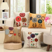 45x45cm17 72x17 72sun flower cushion cover cotton linen decorative throw pillow cover seat sofa embrace pillow case home decor