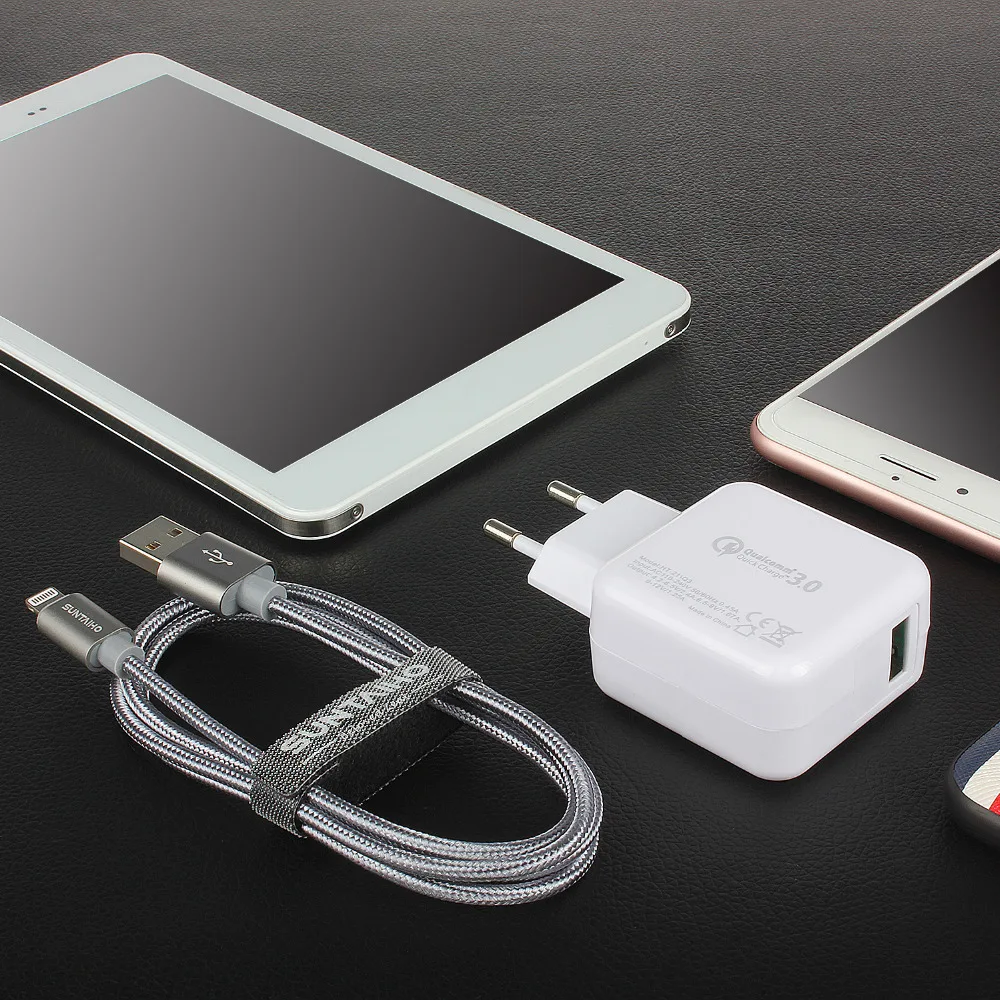 Suntaiho QC 3 0 USB зарядное устройство для iPhone/samsung/Xiaomi US путешествий настенное быстрое