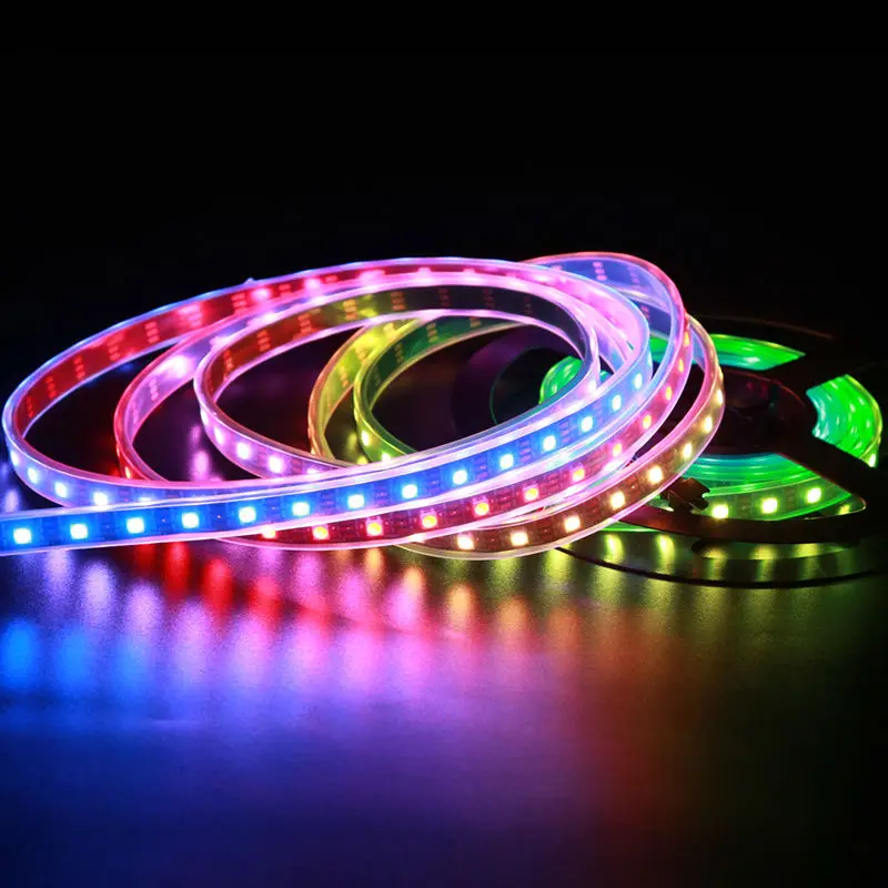 Светодиодная лента ws2812b 5 м 60 светодисветодиодный дов пиксельная rgb ws2812 в