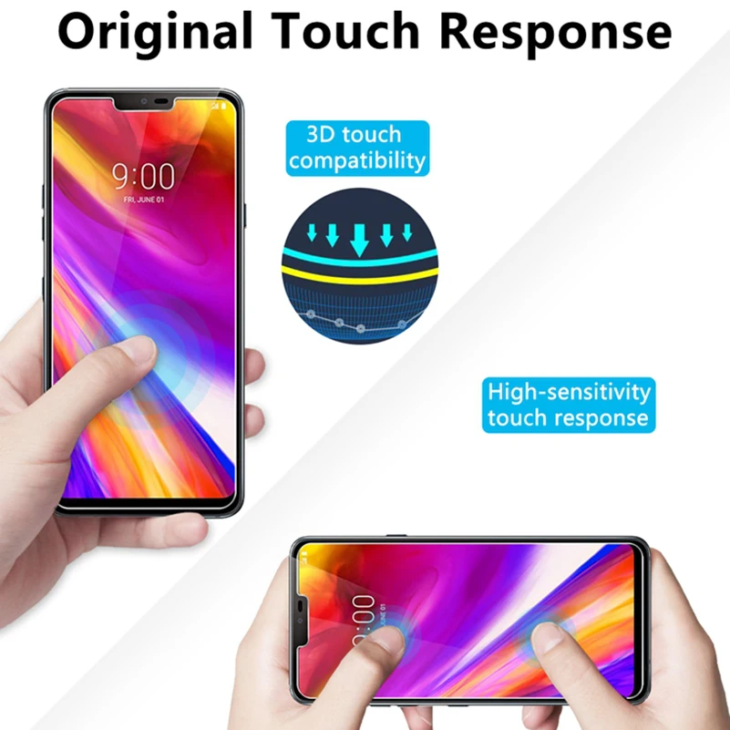10 шт./лот 2.5D Закаленное стекло для LG G7 противоударное Защитное телефона K9 K11 K8 2018 K10