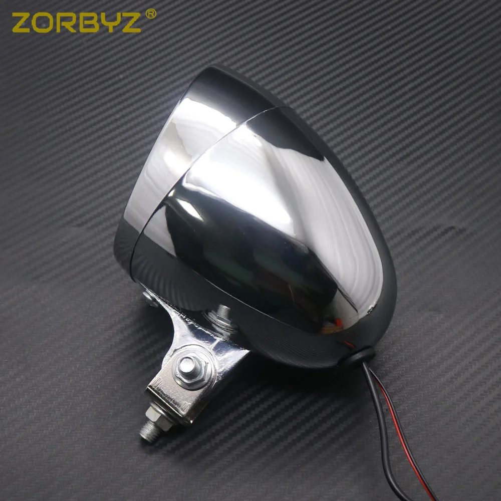 Светодиодный светильник ZORBYZ для мотоцикла хромированный пластиковый точечный