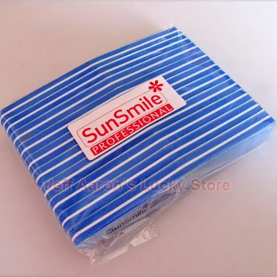 Высококачественная двухсторонняя Алмазная пилка для ногтей 100/180 буфер шлифовки