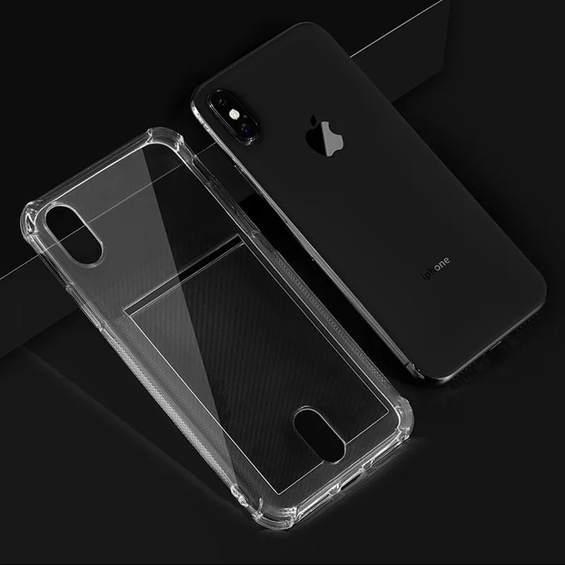 TRODINO блестящий чехол для телефона с отделением кредитных карт iPhone 6 6s 7 8 Plus