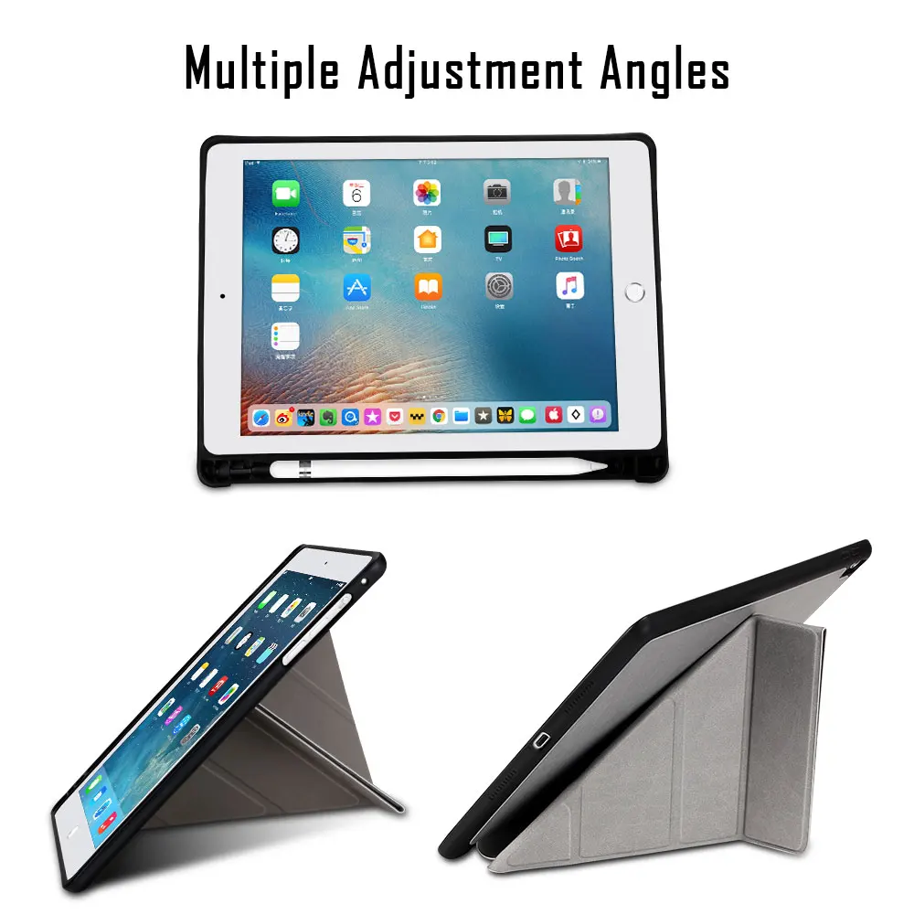 DOWSWIN для iPad 2 3 4 чехол нового 9 7 2018 2017 PU кожаный Mini 1 Air Чехол с карандашом|Чехлы