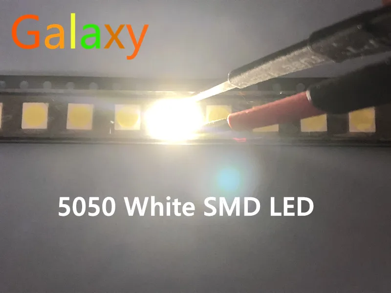1000 шт. 5050 SMD LED диоды smd белый/натуральный белый светодиод CCT: 4000-4500k 0 2 w-60MA NW |