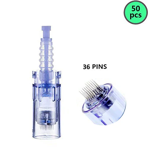 36Pins 50 шт. байонетные картриджи подходят для Dr. Pen Ultima A6 запасная часть Facail шрам акне удаление морщин уход за кожей Красота Инструменты - Цвет: 36Pins