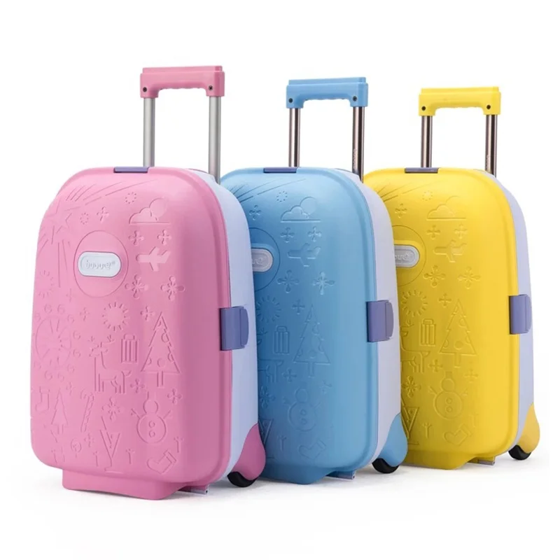 Милый детский Багаж с рисунком для мальчиков и девочек чехол детских чемоданов
