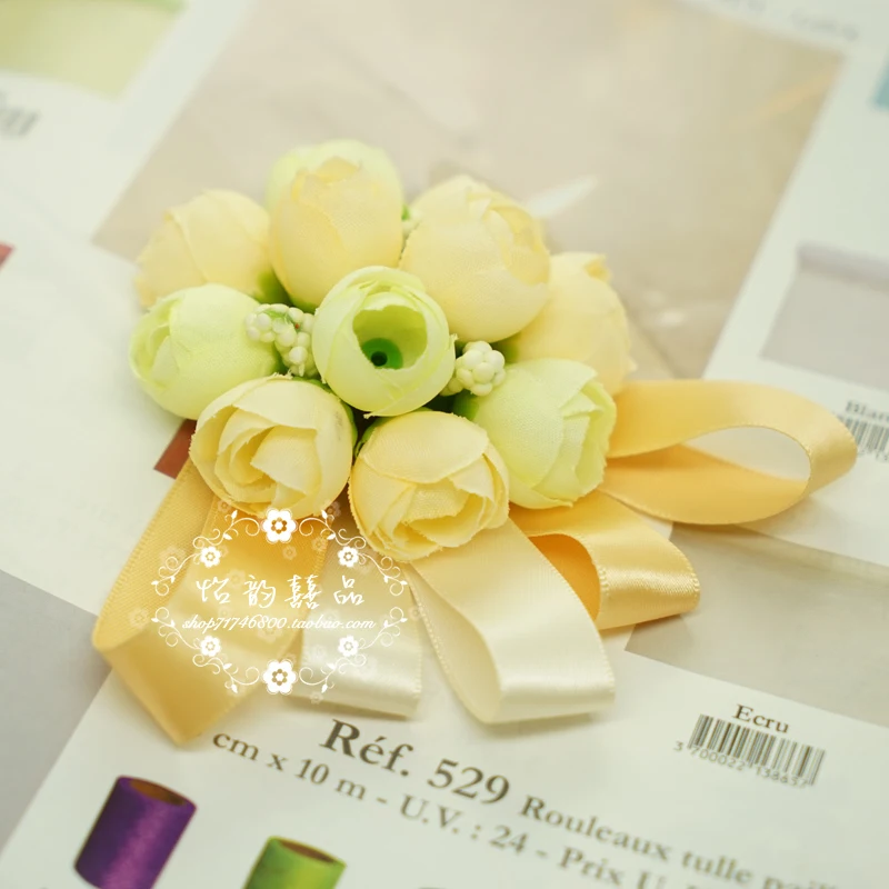 Western style wedding bride and groom boutonniere corsage corsages newcomer lapel flower brothers si|weddings|wedding corsagewedding gift |