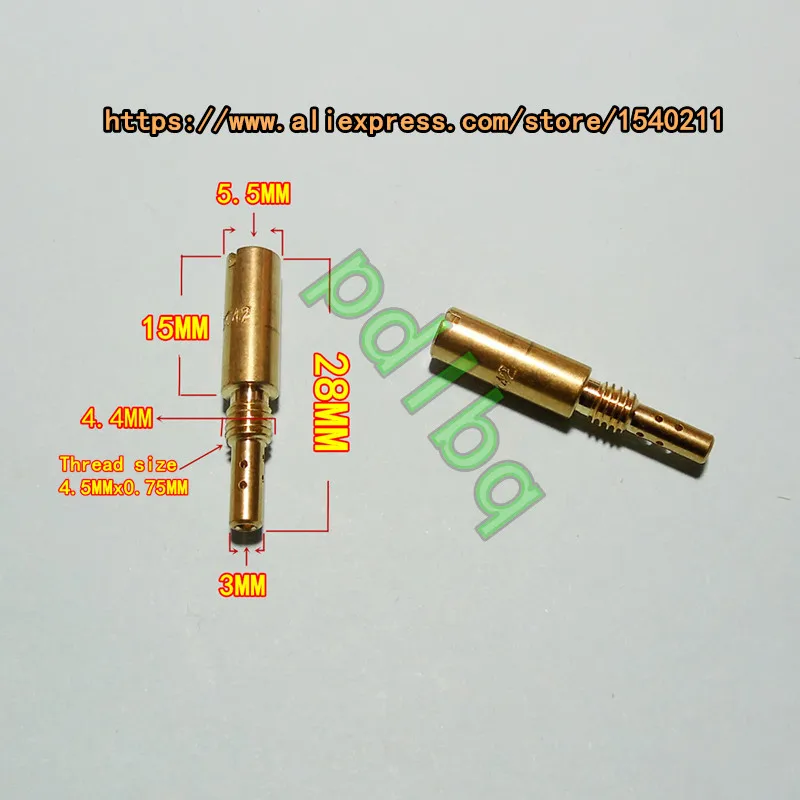 (12 шт./упак.) N424-22 пилот/медленное реактивный 3 мм от мелкодисперсной головка ATC250R (81-82) Vulcan 700/750/1500 (87-99) пилот Jet