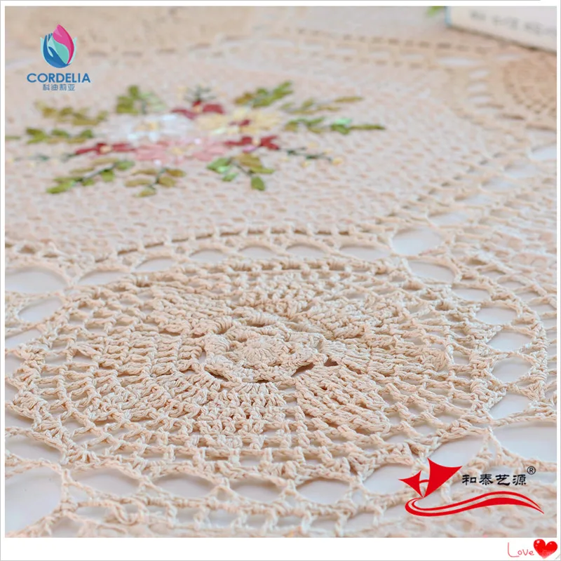 Новинка 2016 китайский товар модная скатерть с цветочной вышивкой zakka кружевной