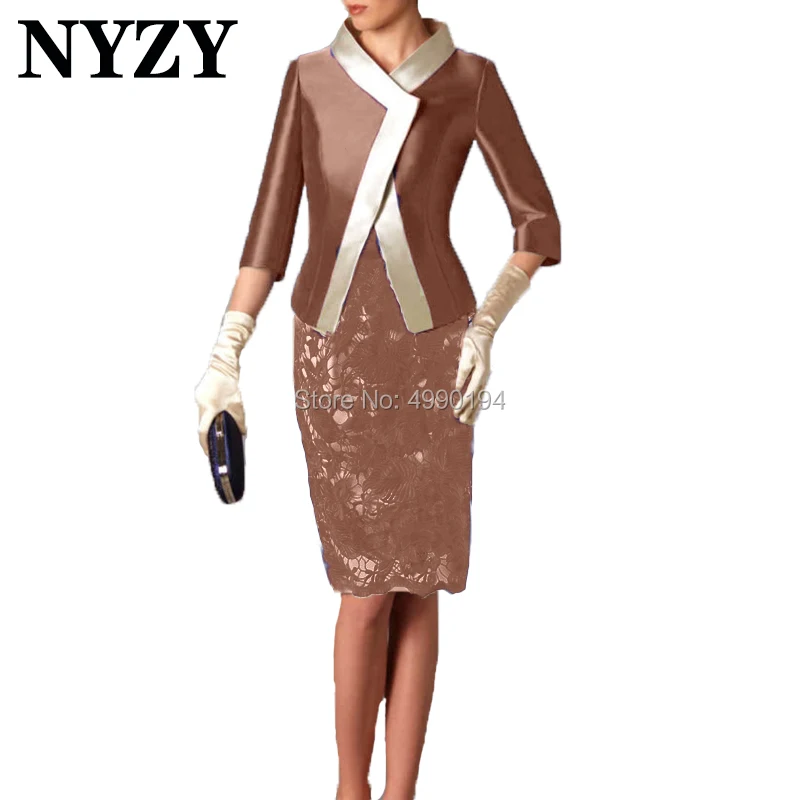 Элегантное болеро жакет из 2 предметов платья для матери невесты NYZY M214 свадебное