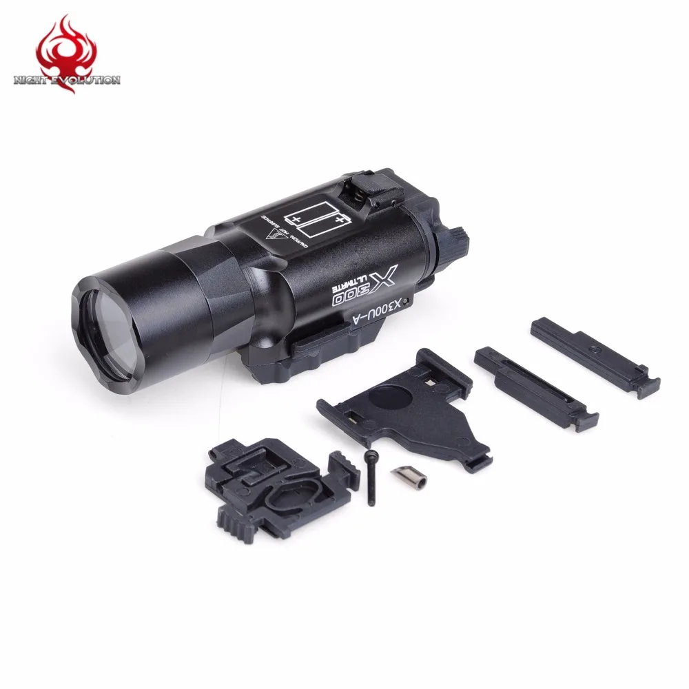 Тактическая вспышка Night Evolution Softair x300u светодиодный фонарь для оружия тактический