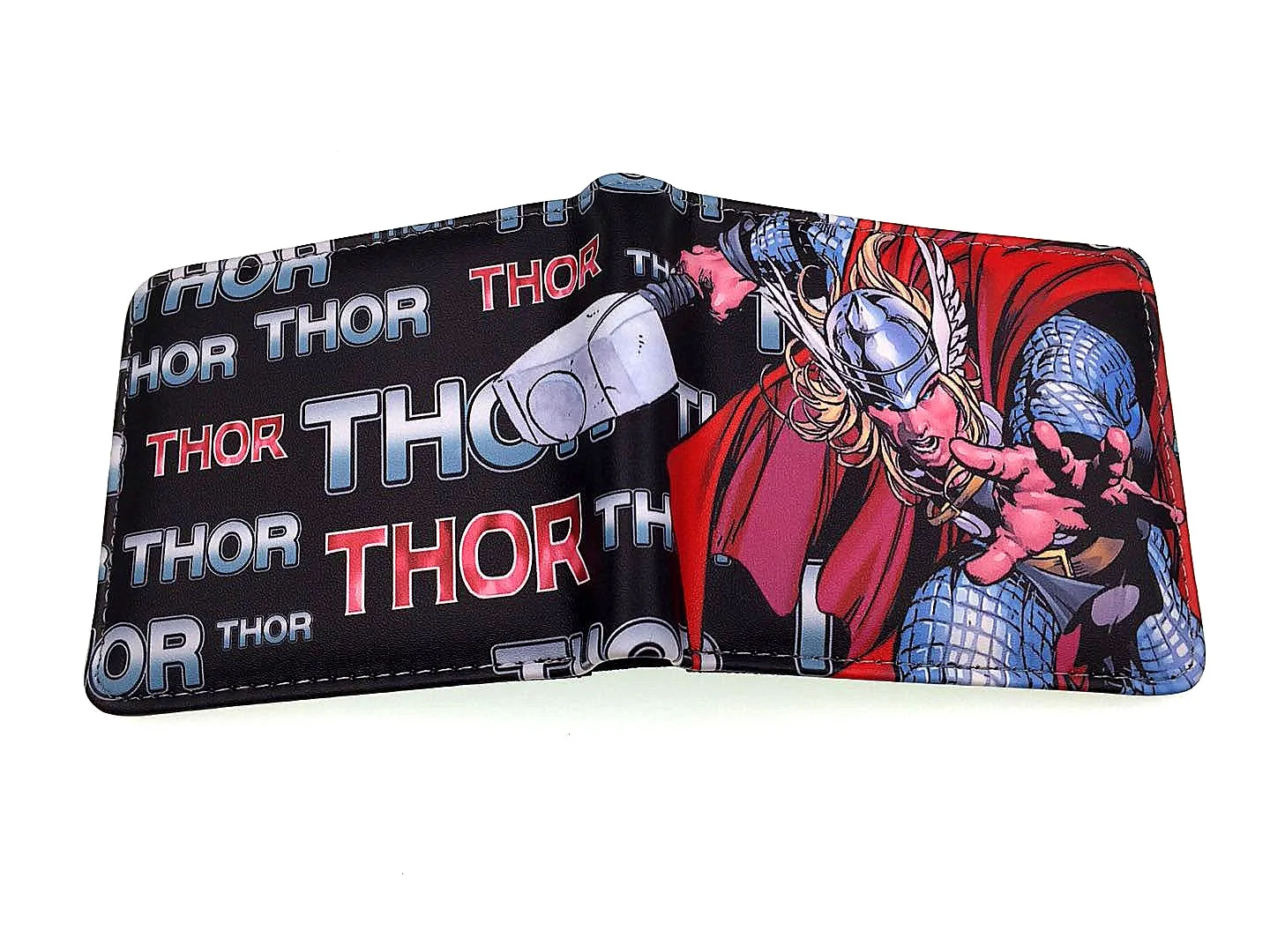 Marvel Мстители: Infinity War Железный человек Человек-паук танос Тор Pu короткий кошелек Двойные Держатель для кредитных карт с фотографиями держателя слоев монет Карманный Кошелек