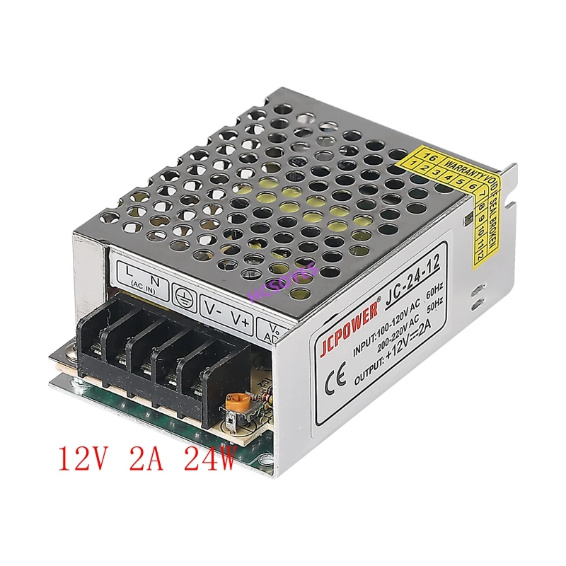 DC 12V 1A/2A/3A/5A/6A/8A/10A/12A/15A/20A/25A/30A/40A/50A/60A светодиодные трансформаторы питания Для WS2812B