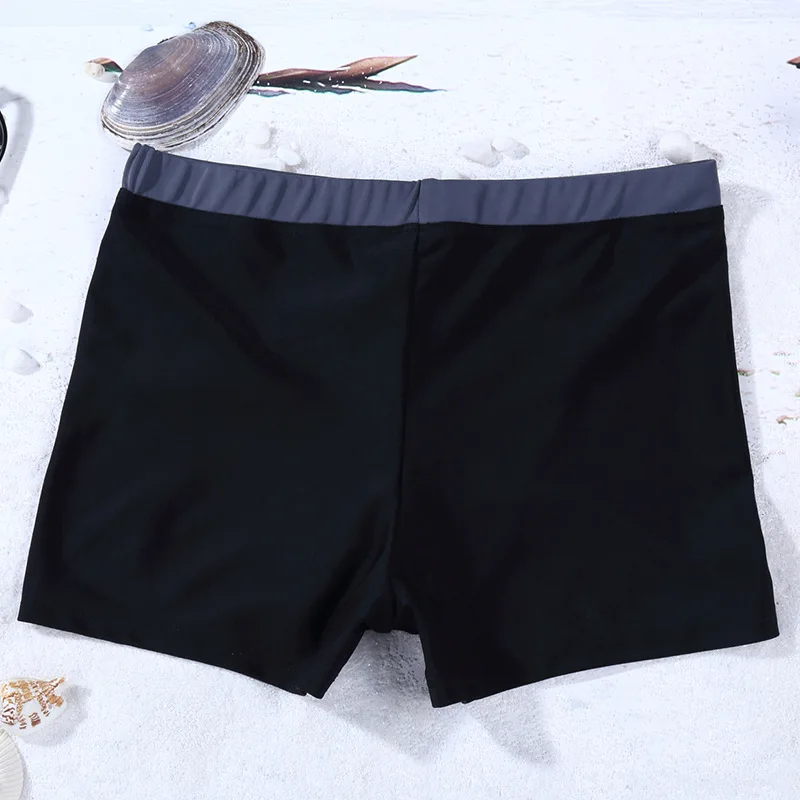 Новинка 2019 года Детские купальники для мальчиков цвет черный серый плавки детей