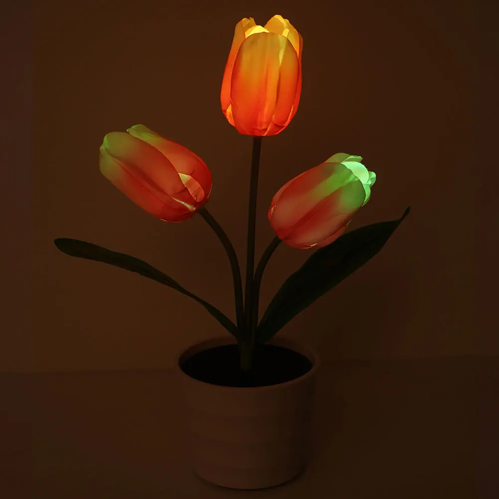 Открытый RGB водостойкий светодиодный солнечный свет искусственный Горшковый