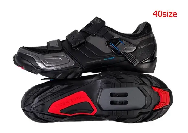 black 40 Shimano SH-M089, обувь для горного велосипеда, самоблокирующаяся велосипедная обувь, обувь для велосипеда, Новинка - Цвет: black 40
