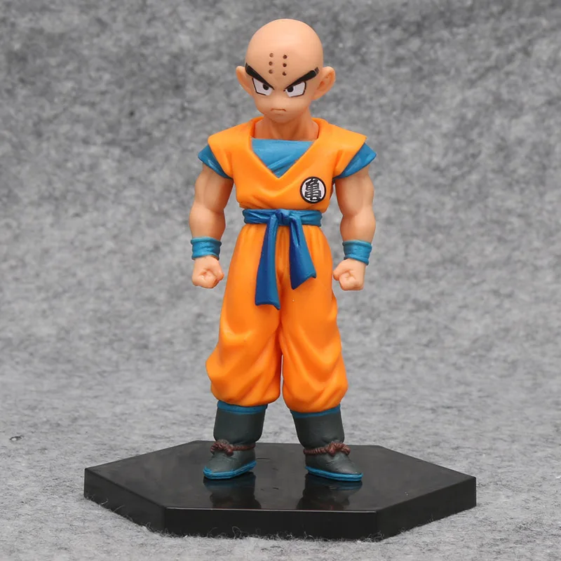 Krillin bag MSP Dragon Ball Z Goku фигурка игрушка Супер Саян Бог красный синий волос Сон Гоку аниме «драгонболл» Коллекционная модель игрушки куклы figuas - Цвет: Krillin bag