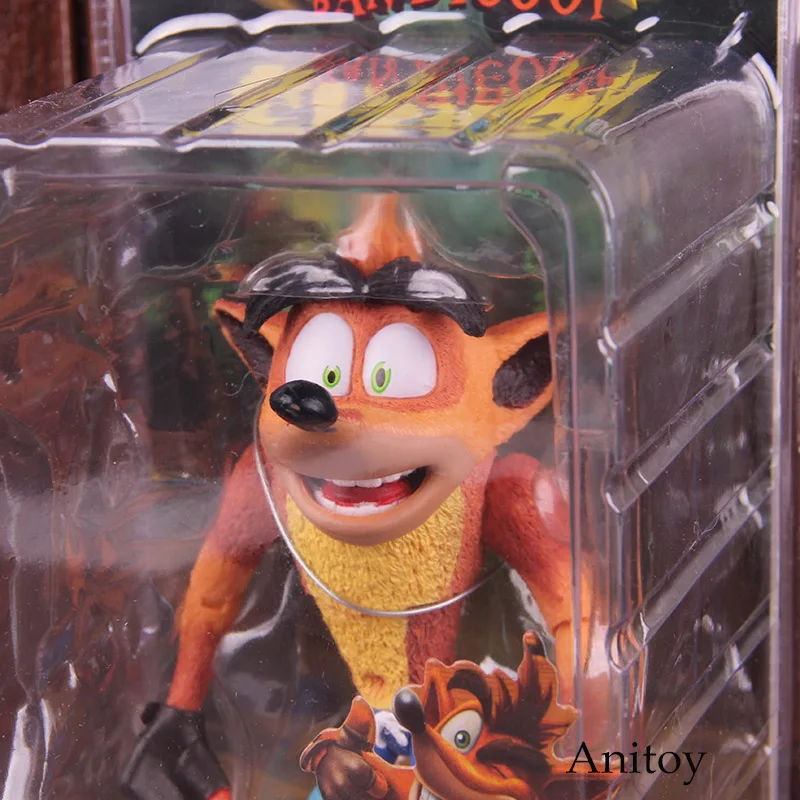NECA подвижная Crash Bandicoot фигурка ПВХ Коллекционная модель игрушки