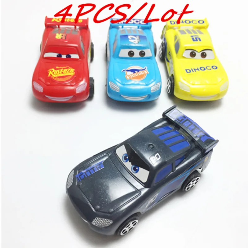 4 шт./лот 5 Disney Pixar Cars 3 Lightning McQueen литые под давлением качественные пластиковые