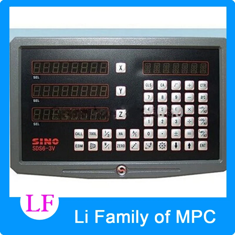 

High Precision Sino 3 Axis Digital Readout / Digital Display For Machines