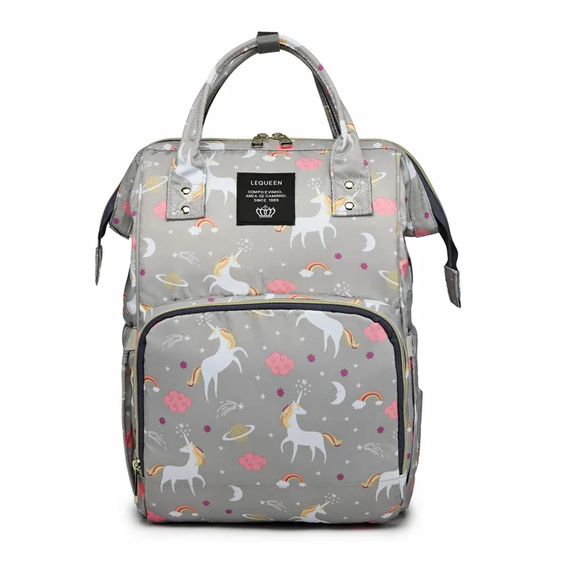 Maternity Bag 35 41 цвет рюкзак для мамы Lequeen Детская сумка с защитой от потери на молнии детские сумки для мамы сумка для беременных для коляски bolsa maternidade - Цвет: Maternity Bag 35