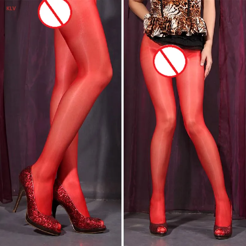 

KLV Fashion Women Sexy Sheer Oil Shiny Glossy Classic Pantyhose Tights Stockings