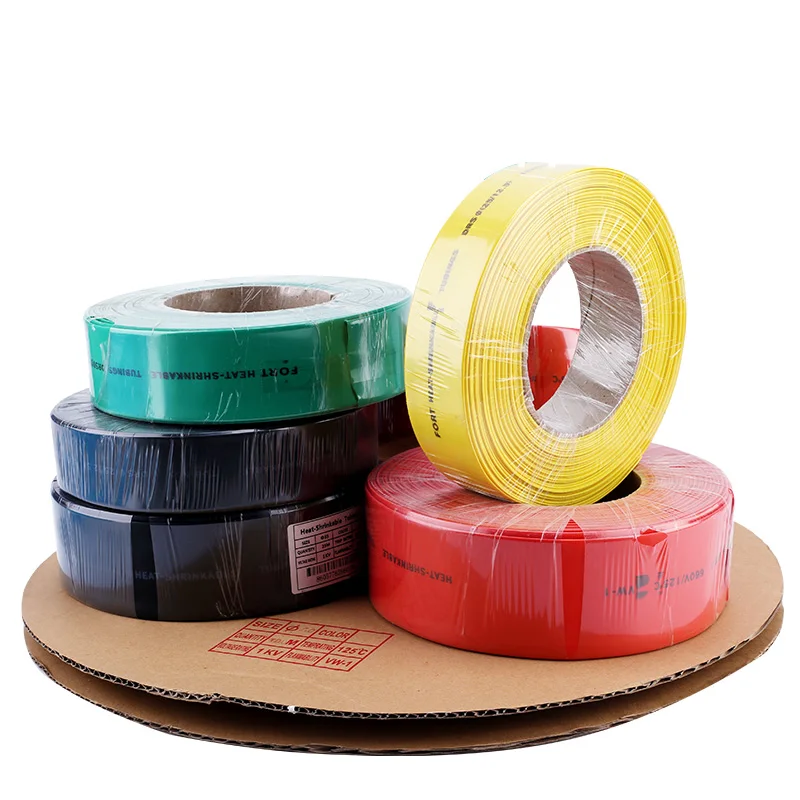 ELECALL Black Red Heat Shrink Tube Assortment Wrap Electrical Insulation Cable Tubing Polyolefin SGS ROHS 200m | Обустройство дома