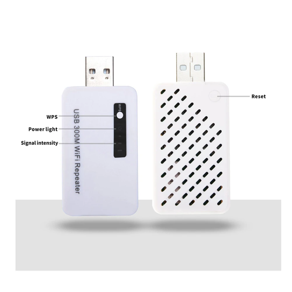 300 м беспроводной 2,4 ГГц USB WiFi ретранслятор сетевой маршрутизатор Диапазон сигнала расширенный усилитель USB интерфейс