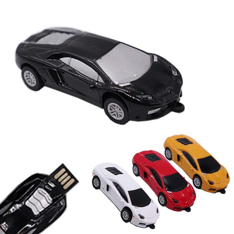 Флеш-накопитель мультфильм спортивный автомобиль Флеш накопитель 4 GB 8 16 Гб 32 ГБ 64