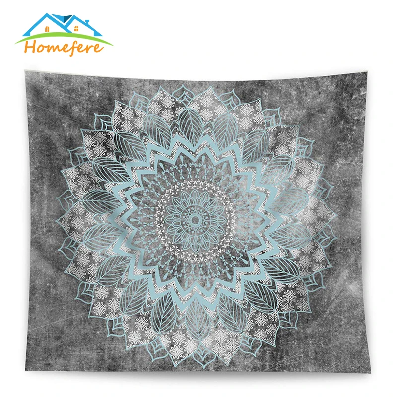

Мандала индийский гобелен настенный богемный пляжный коврик полиэстер тонкое одеяло покрывало для йоги коврик 95x73 см 150x130 200x150 см одеяло