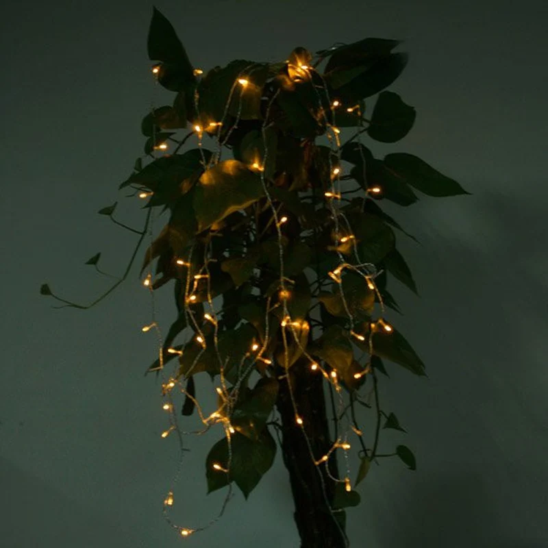 Разноцветные уличные Водонепроницаемые светодиодные гирлянды RGB 30 м 220 В 240