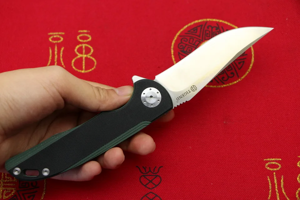 TIGEND CF1011 Флиппер складной нож D2 лезвие G10+ стальная ручка Кемпинг Охота Открытый выживания карманные Кухонные Ножи EDC инструменты