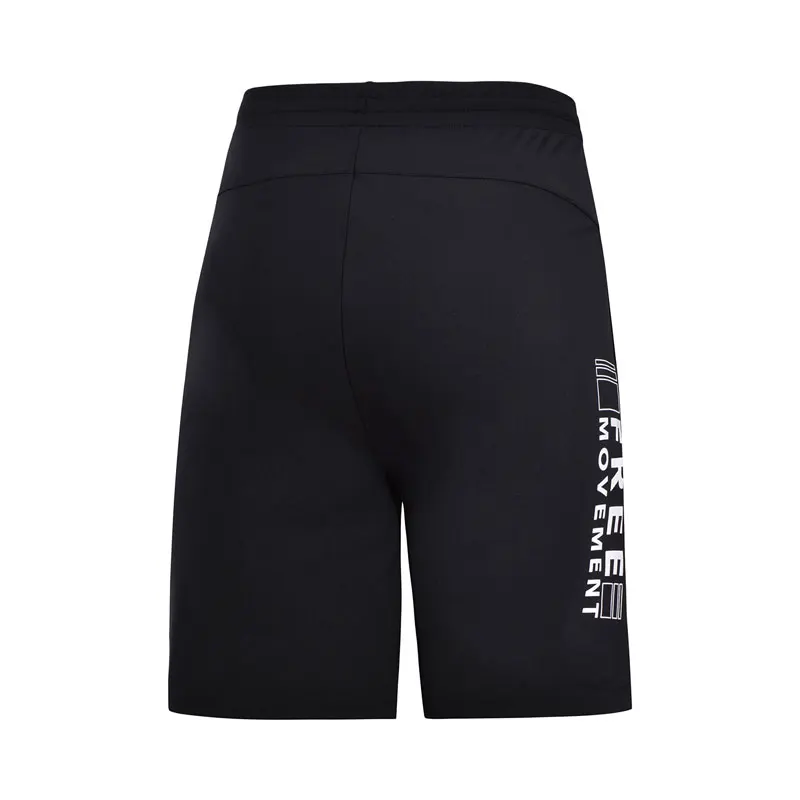 Li-Ning мужские тренировочные шорты, дышащие, обычная посадка, 73% полиэстер, 27% спандекс, удобные спортивные шорты AKSN173 MKD1545