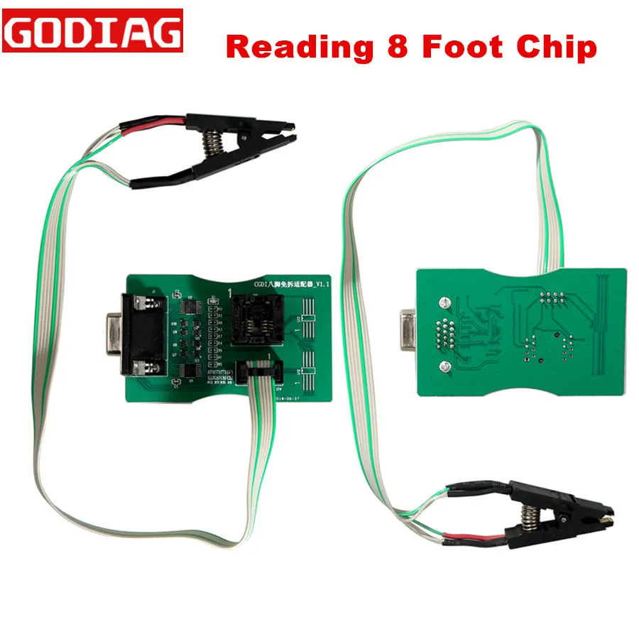 Чтение чипа на 8 футов Бесплатный зажим адаптер с CGDI Prog для BMW и XPROG 5 60/5 74/5 84 USB