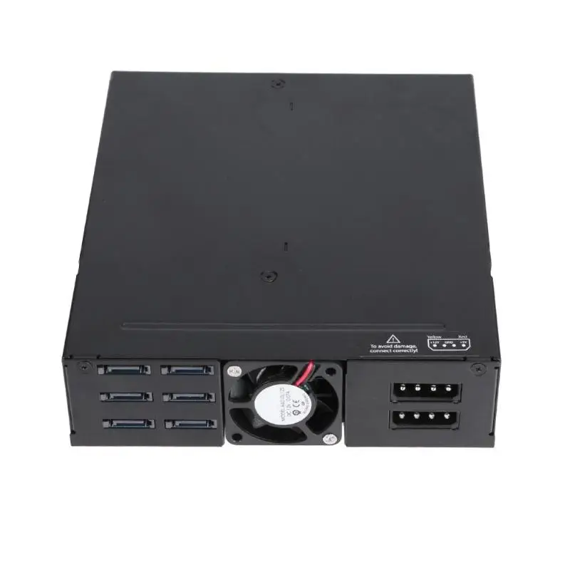 Oimaster 6 Bay Hard Disk Enclosure Rack Data Storage For 2.5Inch Sata Ssd Hdd Home Backup Mail Storage Computer Case Server